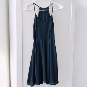 Express Black Cocktail Dress Strap